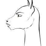 Llama Croft sketch, Profile